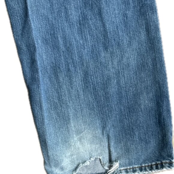 Levi’s 559 Relaxed Straight Jeans Medium Wash Blue Men’s Size 38x32 FOR REPAIR - Picture 4 of 8